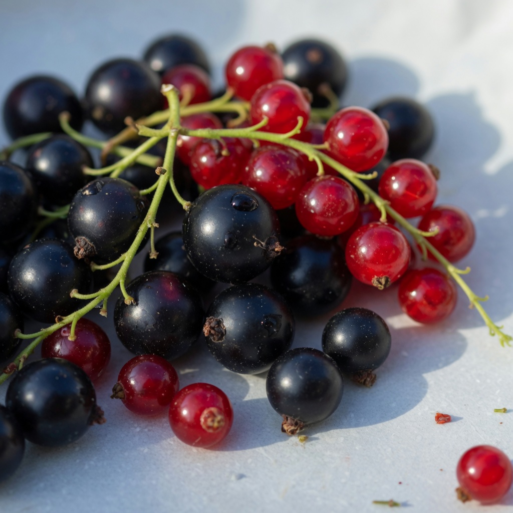 Johannisbeere rot und schwarz